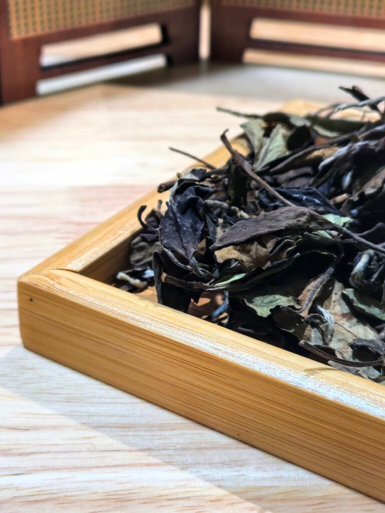 Premium Shou mei White Tea loose leaf from Shouning