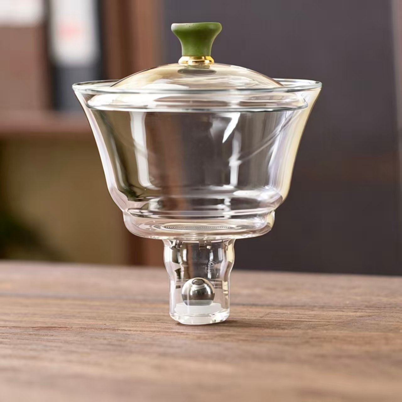 Best Automatic Glass Tea Set for Loose Leaf Tea | Panda Hua Bao 9-Piece - Image 4