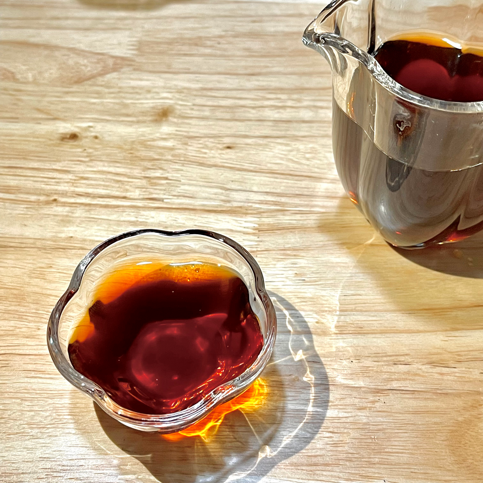 Yunnan ripe pu-erh tea brick