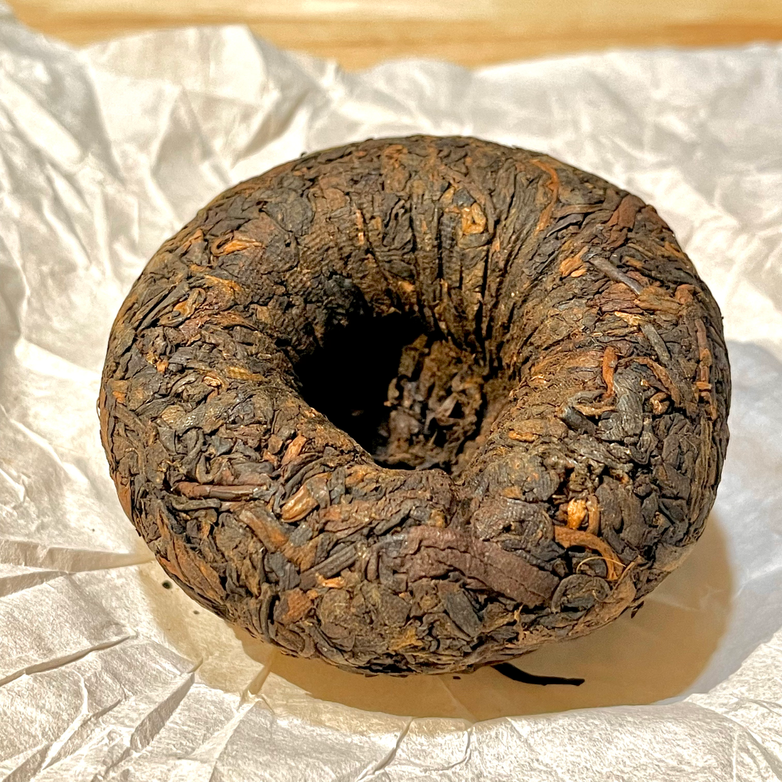 Authentic Aged Yunnan Ripe Pu-erh Tuo Cha 100g 2013 Spring Harvest - Image 2