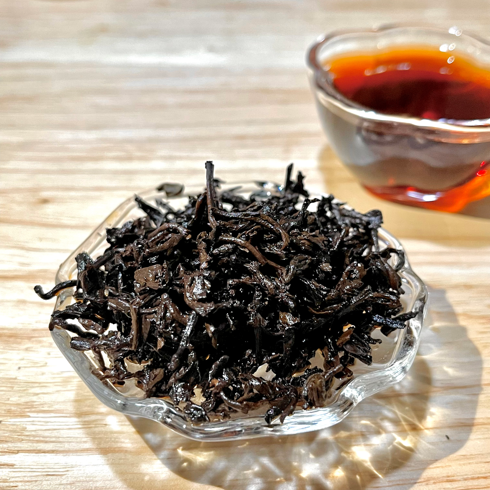 Yunnan ripe pu-erh tea brick