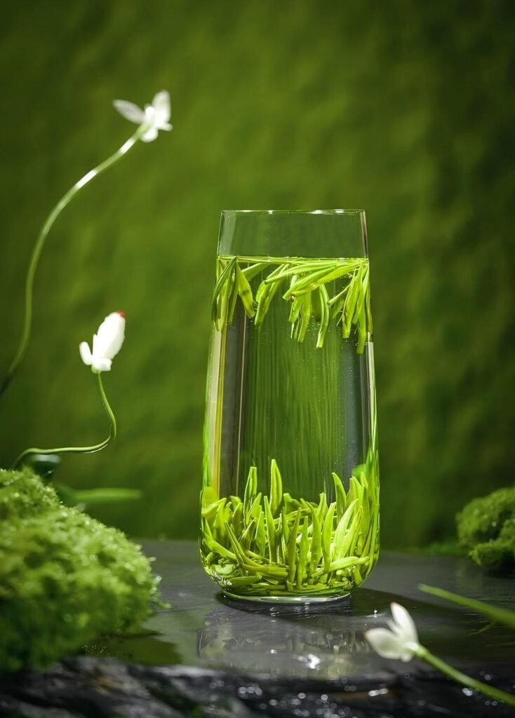 chinese green tea-que she green tea