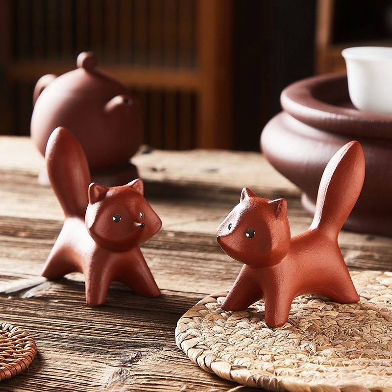 Ember Fox Tea Pet
