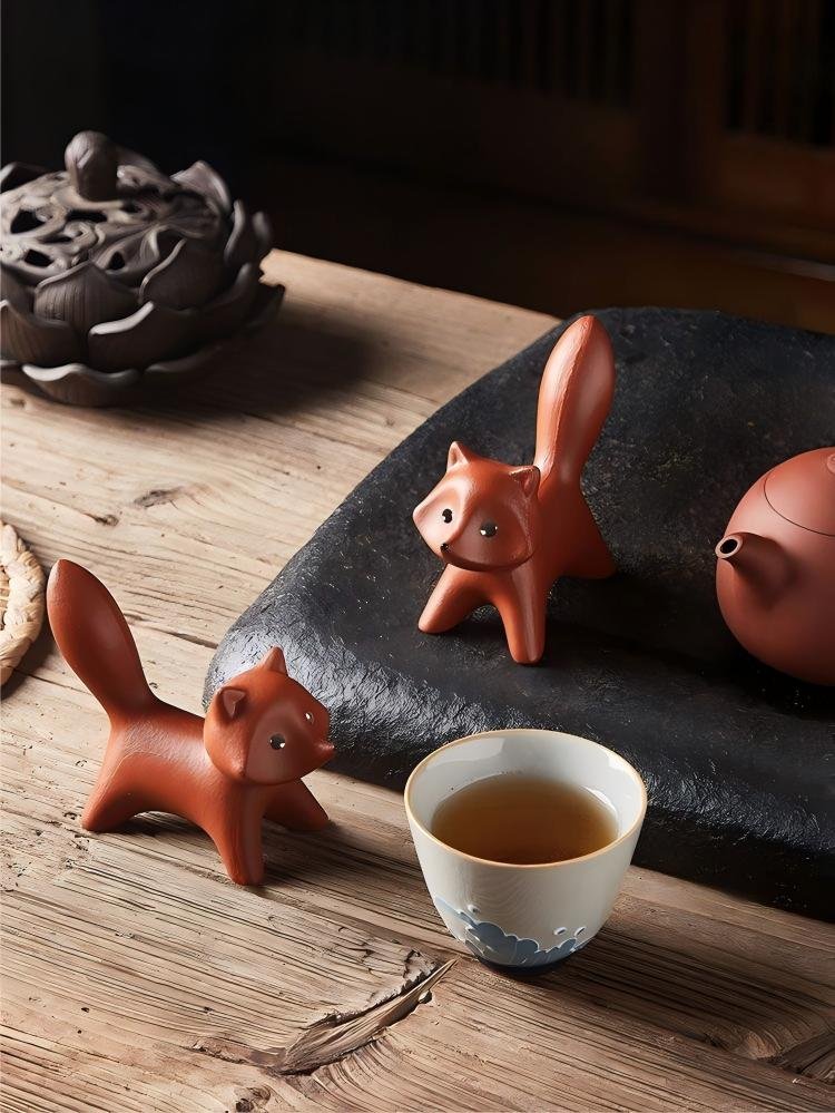 Ember Fox Tea Pet