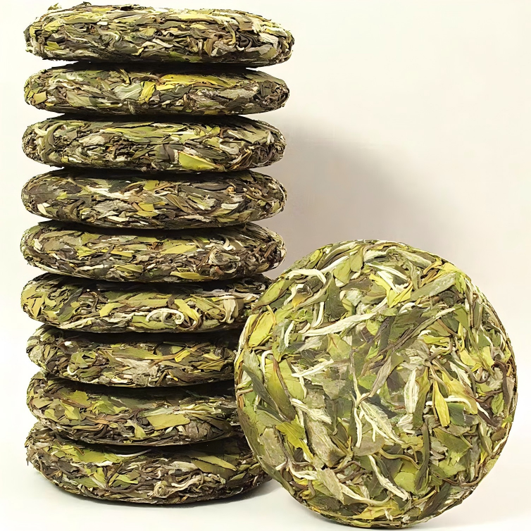 Premium White Peony Bai Mudan Cake | Authentic Shouning 2023 - Image 6